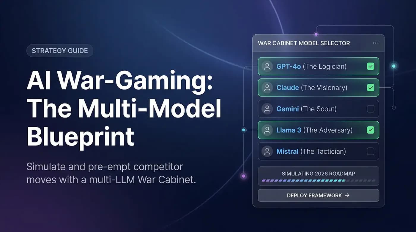 AI War-Gaming: How to Use 5 Different LLMs to Predict and Sabotage Your Competitor's 2026 Roadmap