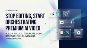 The Automated Video Desk: Orchestrating ElevenLabs and Runway with n8n