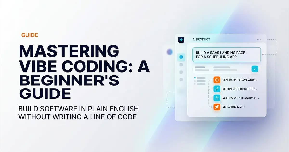 Vibe Coding in 2026 Build a Real App Without Writing a Single Line of Code