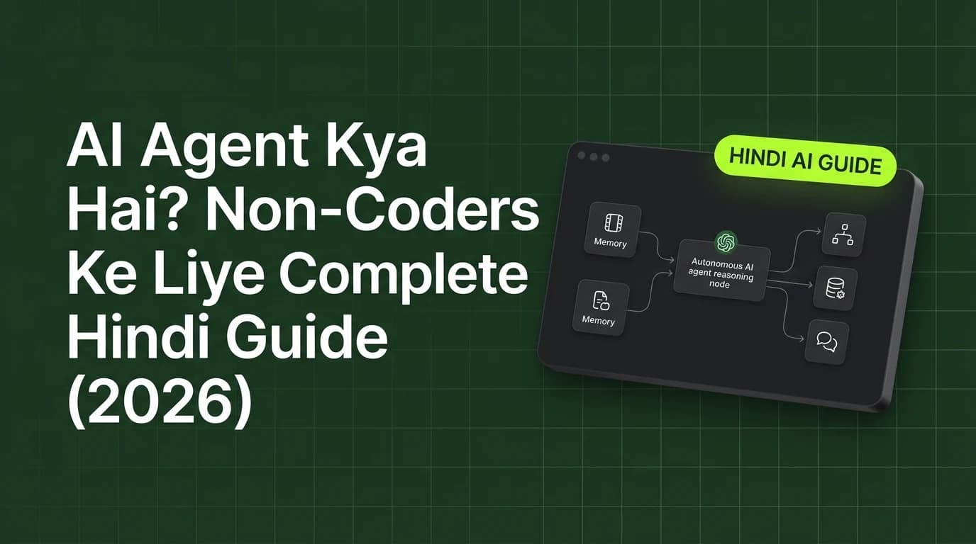 AI Agent Kya Hai? Non-Coders Ke Liye Complete Hindi Guide (2026)