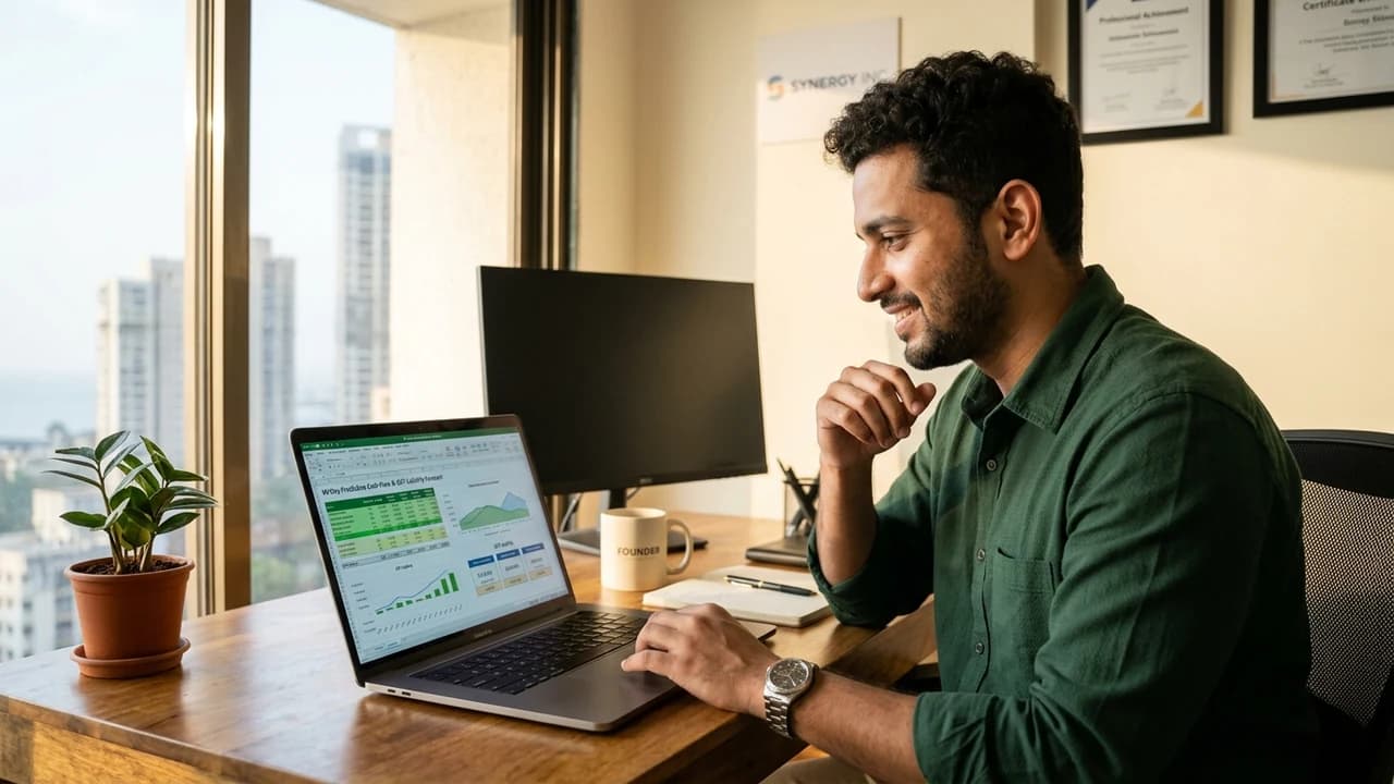 The Solopreneur's AI Cash Flow Forecast Engine: How Indian SMBs Predict Monthly GST & Runway in 10 Minutes