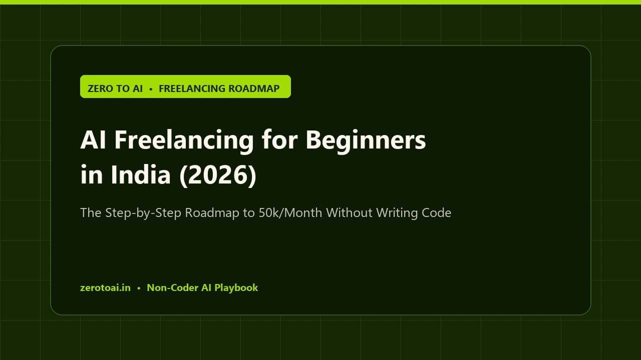 AI Freelancing for Beginners in India: Your First ₹10,000 (2026)
