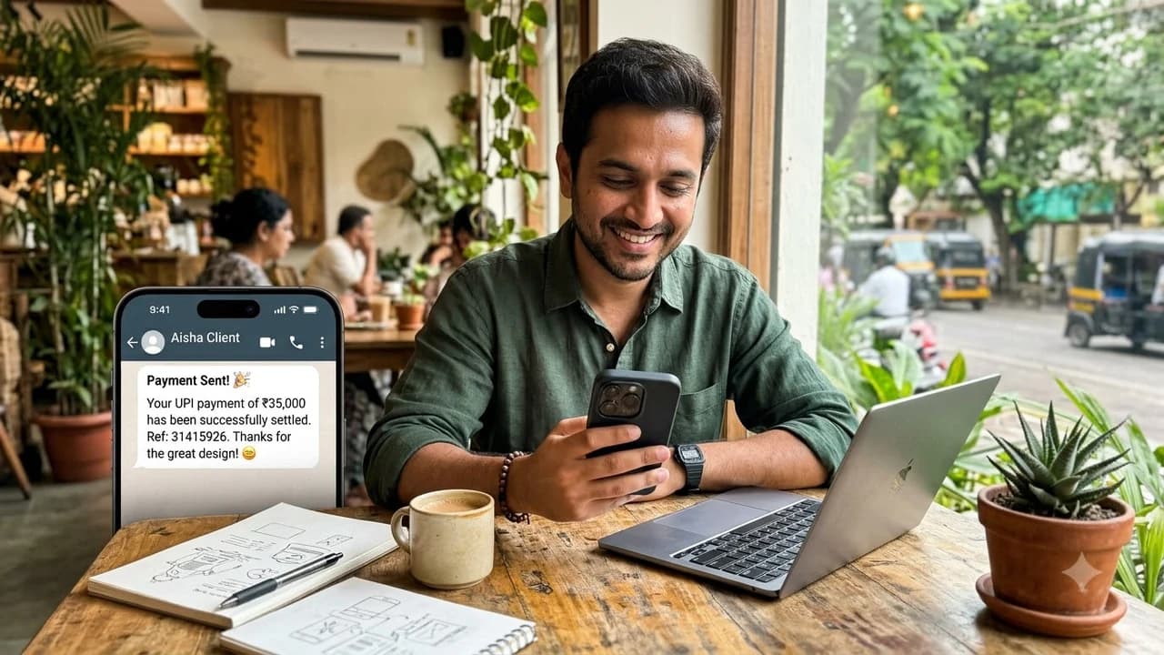 AI Invoicing UPI Payment Chaser Indian Freelancers Zero To AI