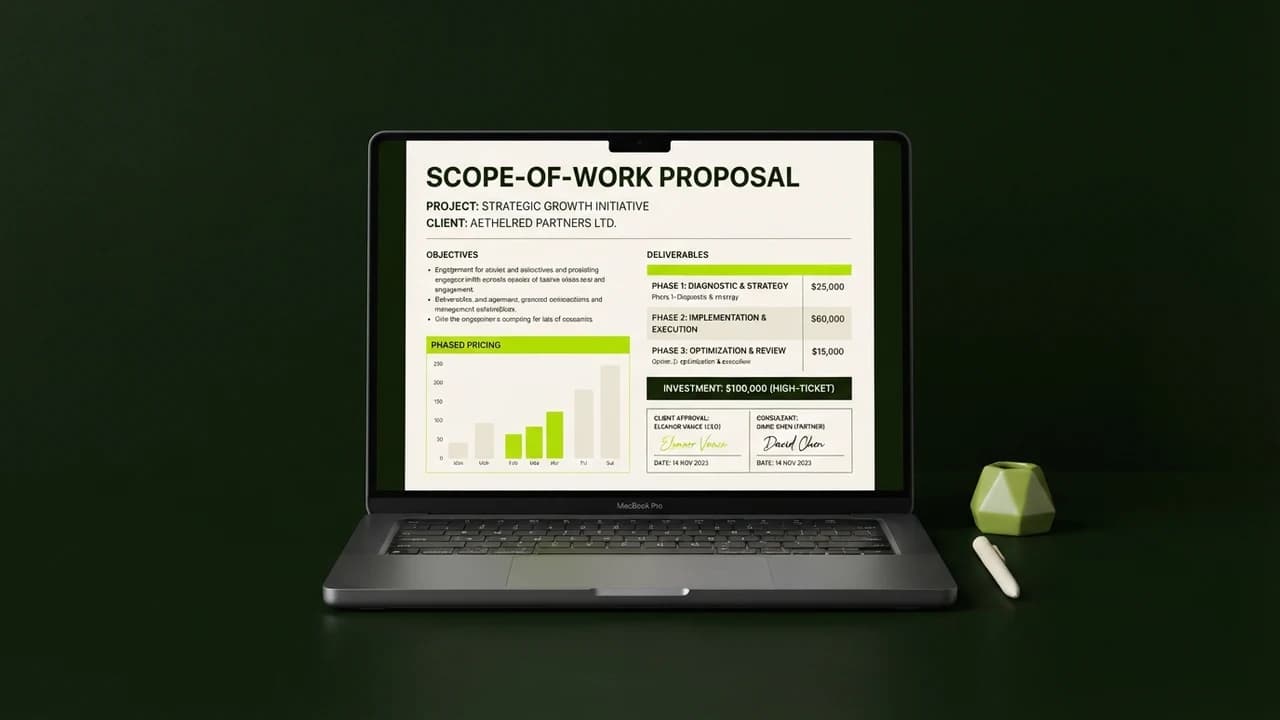 How Indian Freelance Consultants Turn Client Proposals into Signed Retainers in 15 Minutes with AI