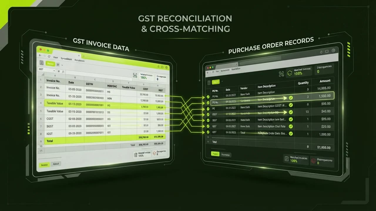 Automating Vendor Purchase Orders & GST Invoice Reconciliation with Gemini Flash and Google Sheets