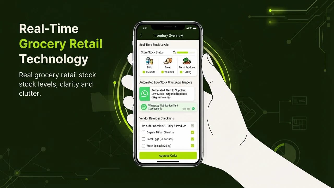 Automating Daily WhatsApp Inventory Alerts from Google Sheets for Kirana & Retail Stores