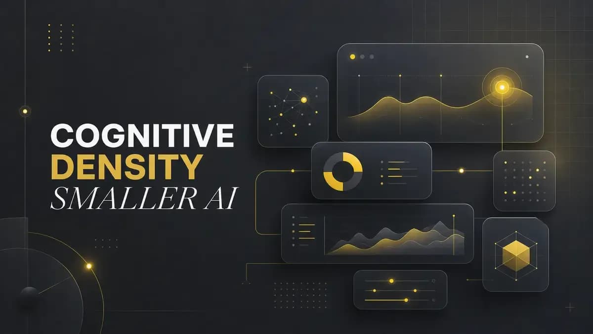 Hero image for Cognitive Density Over Model Size: Why Smaller AI Models Are Winning in 2026