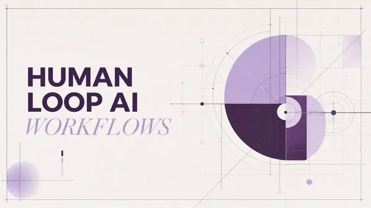 Hero image for Human-in-the-Loop AI Workflows: The Trust but Verify Guide