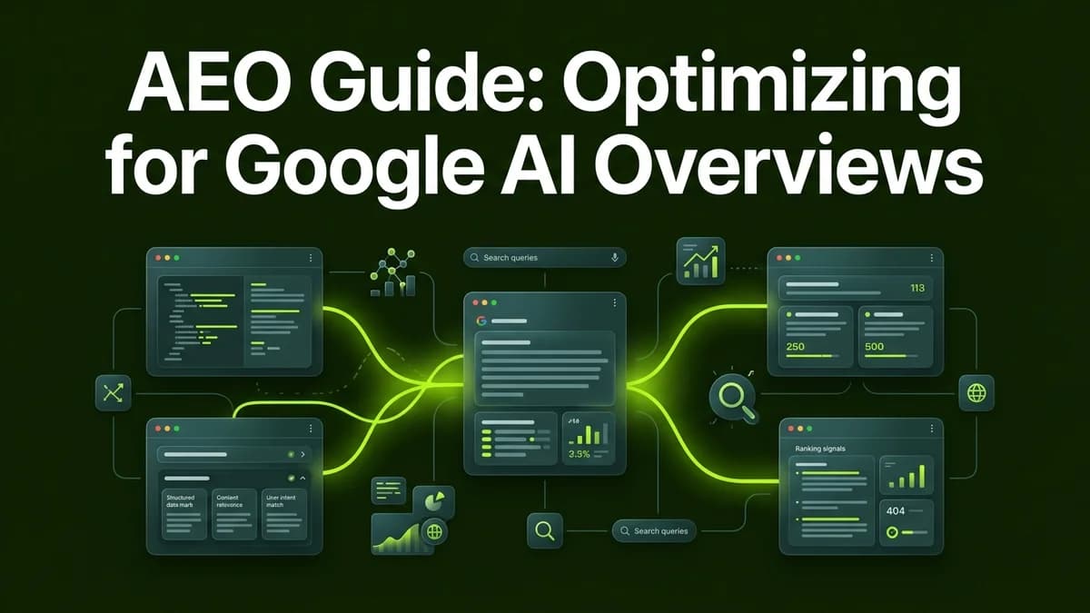 How Small Businesses Optimize Websites for AI Overviews (AEO) to Stay Visible on Google in 2026
