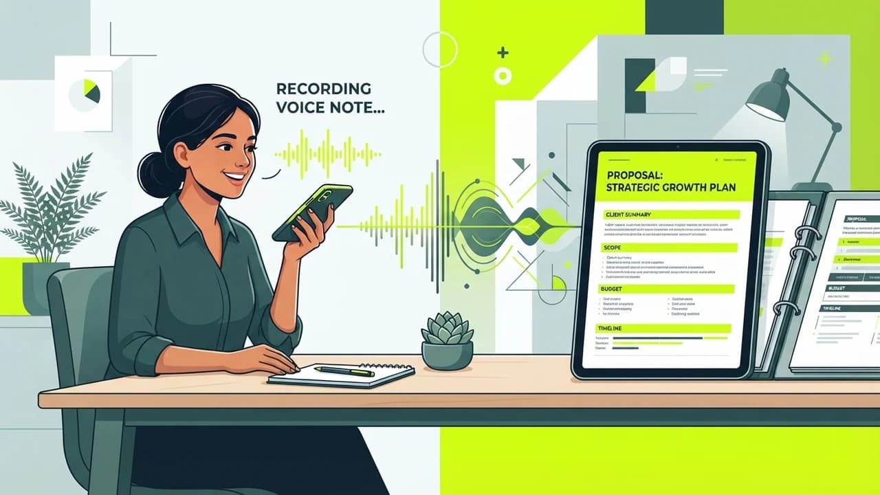 How Indian Freelancers Turn Voice Memos into ₹25,000 Client Proposals in 12 Minutes